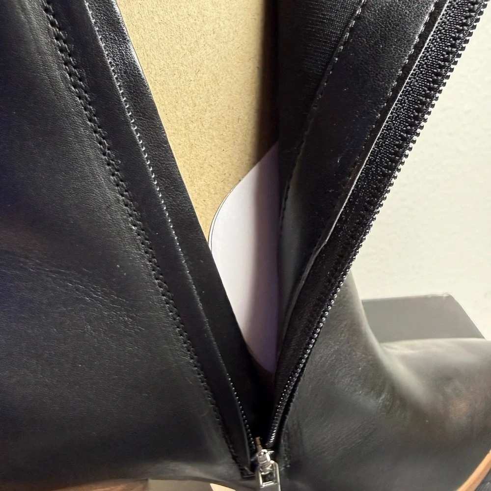 Marc Fisher Sleek Black Ankle Booties
